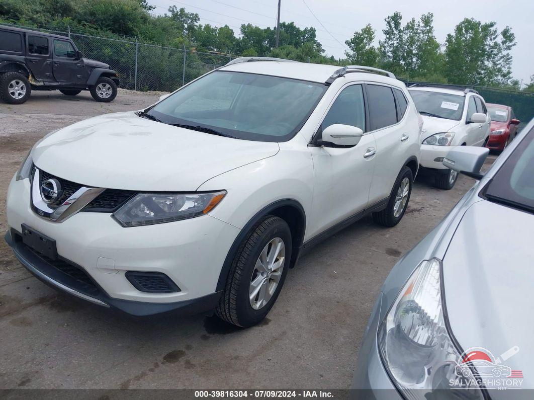 5N1AT2MV7EC841831 2014 NISSAN ROGUE photo no. 2