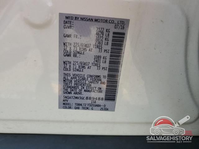 5N1AT2MV3GC889488 2016 NISSAN ROGUE photo no. 13