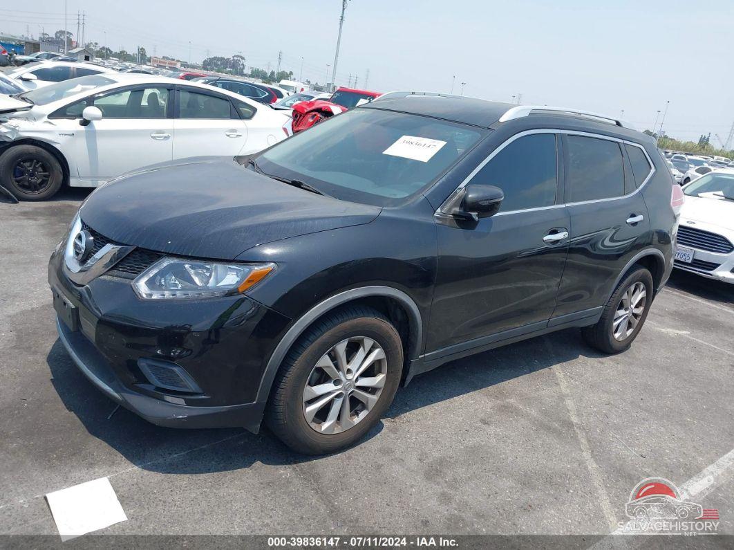 KNMAT2MT2GP717819 2016 NISSAN ROGUE photo no. 2