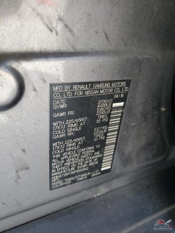 KNMAT2MT3GP690842 2016 NISSAN ROGUE photo no. 13