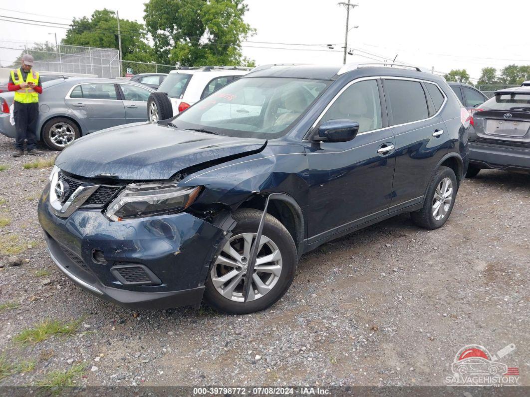 KNMAT2MV5GP693520 2016 NISSAN ROGUE photo no. 2