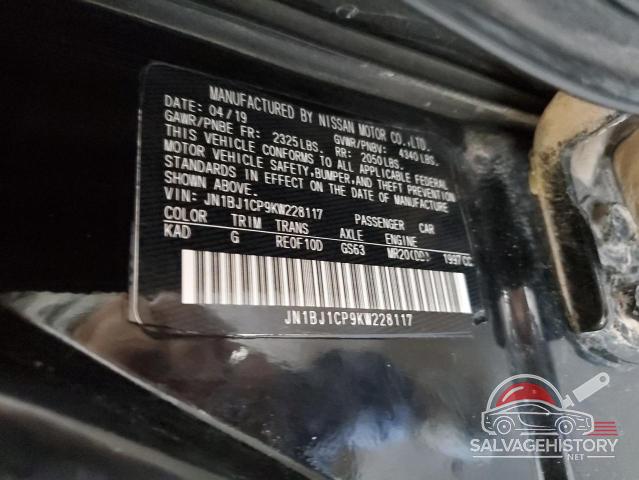 JN1BJ1CP9KW228117 2019 NISSAN ROGUE photo no. 12