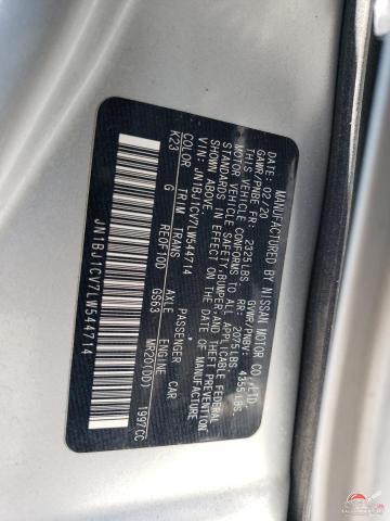 JN1BJ1CV7LW544714 2020 NISSAN ROGUE photo no. 13