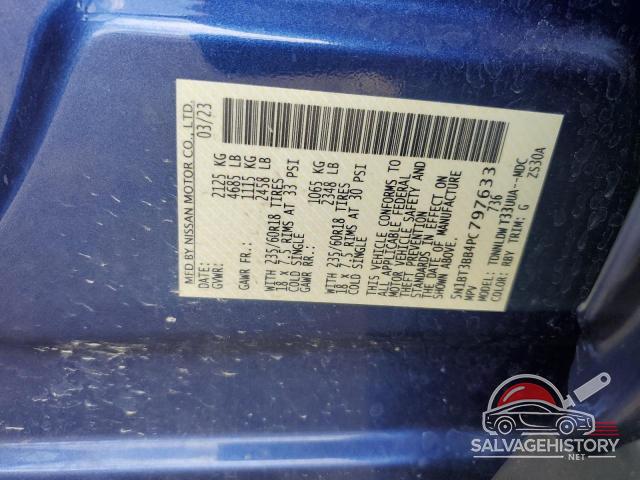 5N1BT3BB4PC797633 2023 NISSAN ROGUE photo no. 12