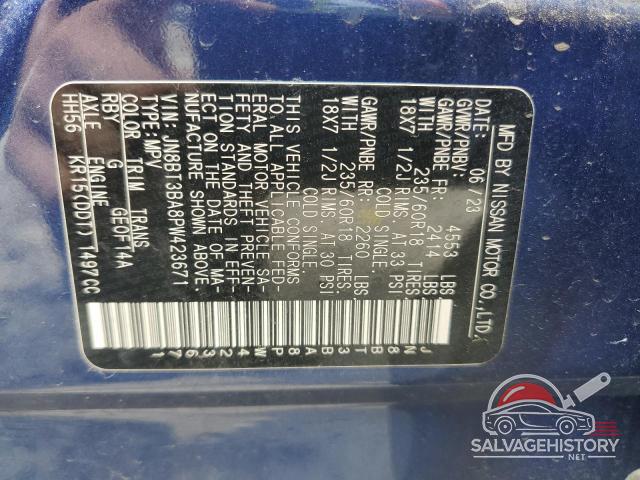 JN8BT3BA8PW423671 2023 NISSAN ROGUE photo no. 13