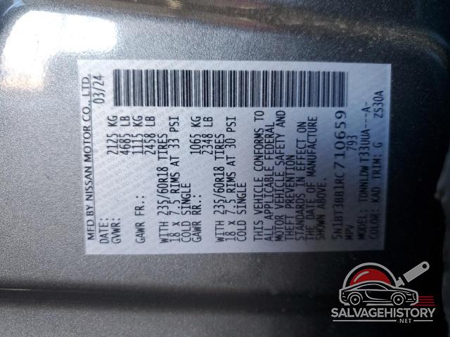 5N1BT3BB1RC710659 2024 NISSAN ROGUE photo no. 13