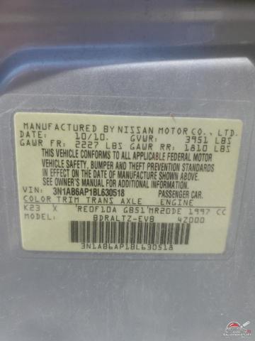 3N1AB6AP1BL630518 2011 NISSAN SENTRA photo no. 12