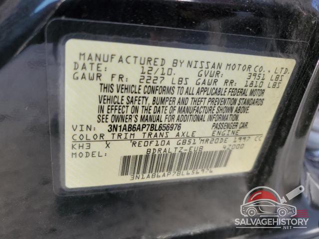 3N1AB6AP7BL656976 2011 NISSAN SENTRA photo no. 12