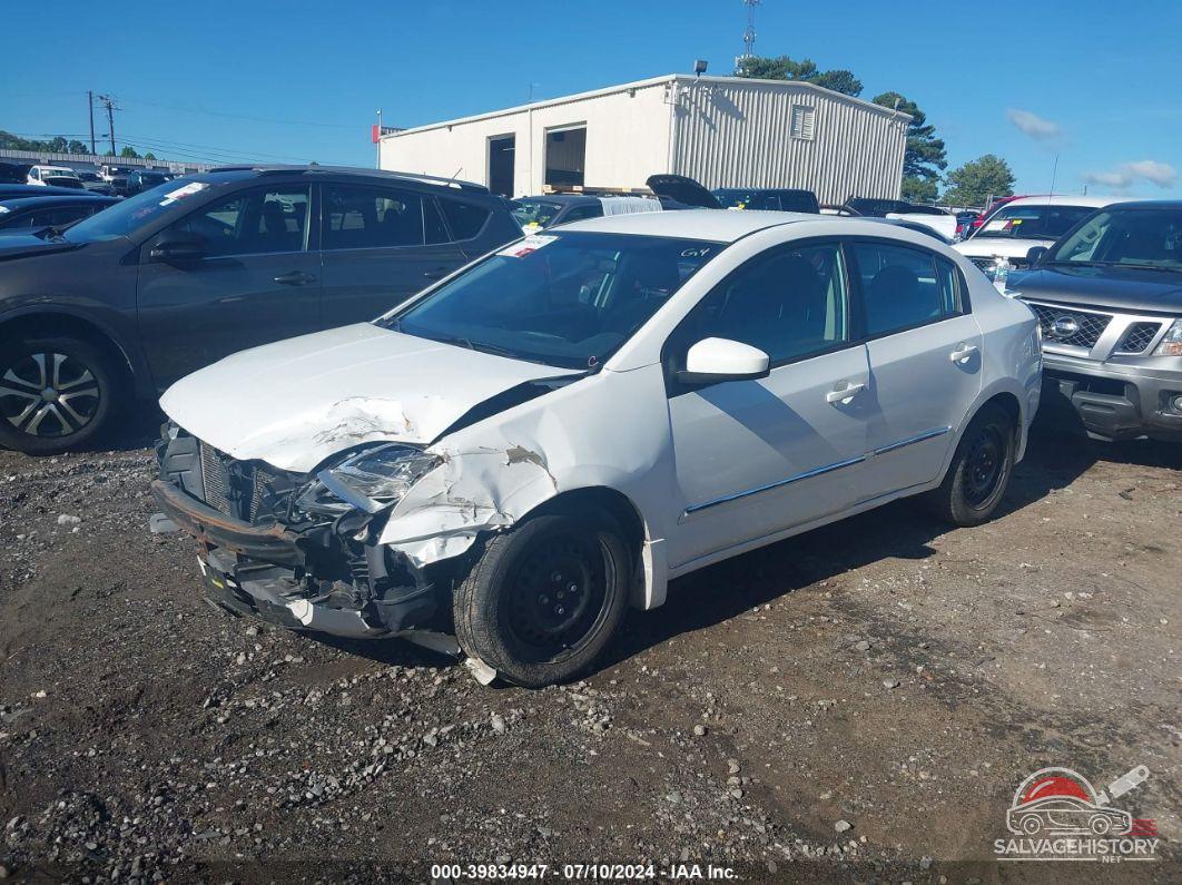 3N1AB6AP3CL682119 2012 NISSAN SENTRA photo no. 2