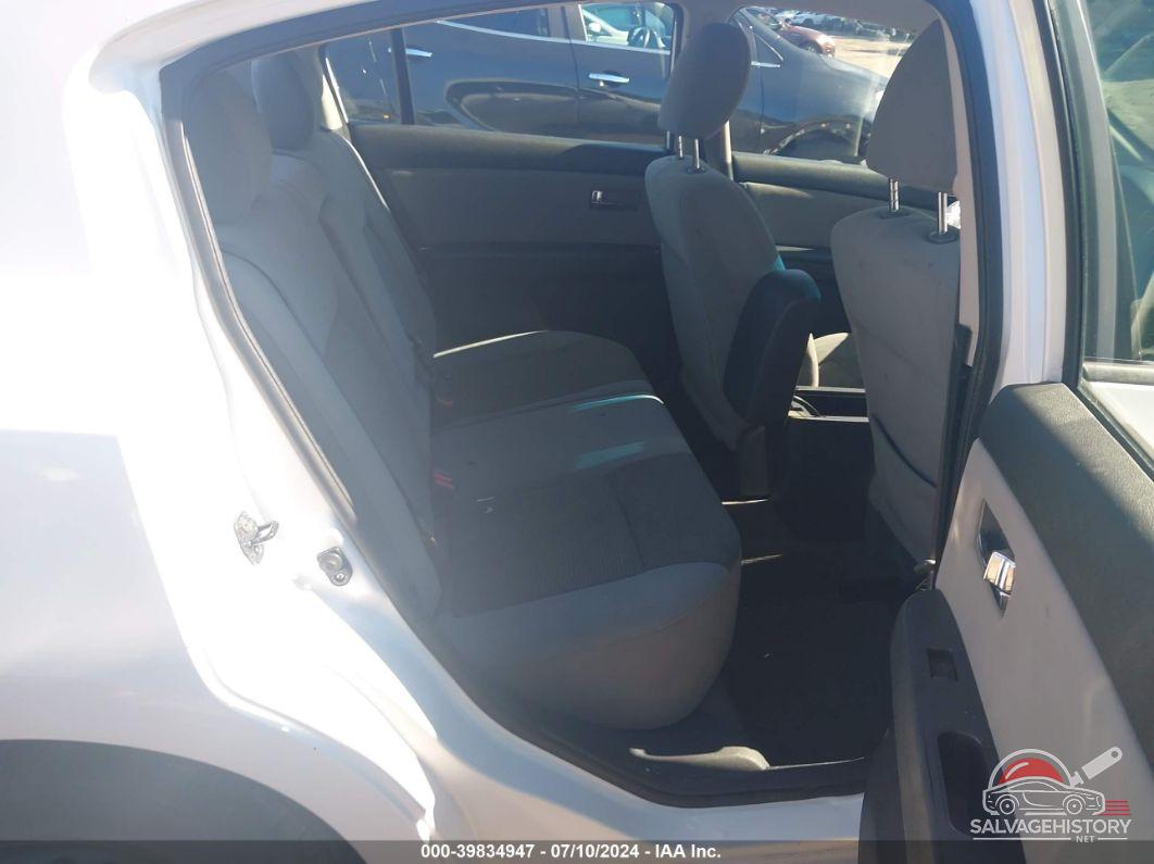 3N1AB6AP3CL682119 2012 NISSAN SENTRA photo no. 8