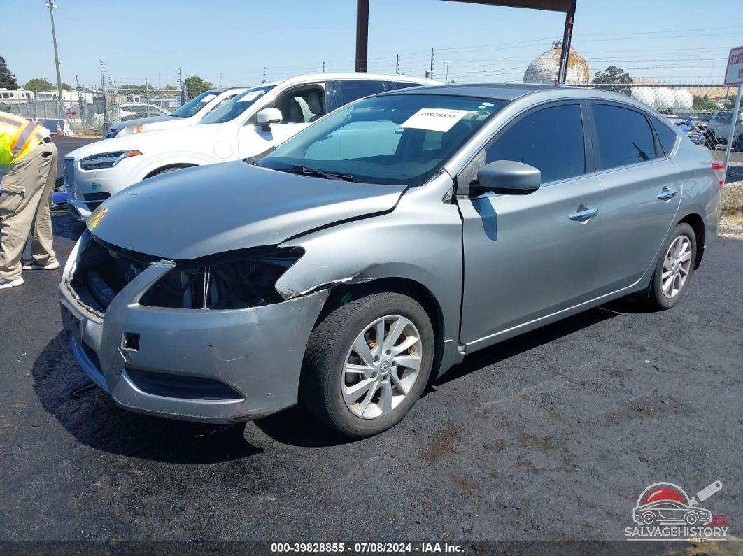 3N1AB7AP5DL661389 2013 NISSAN SENTRA photo no. 2