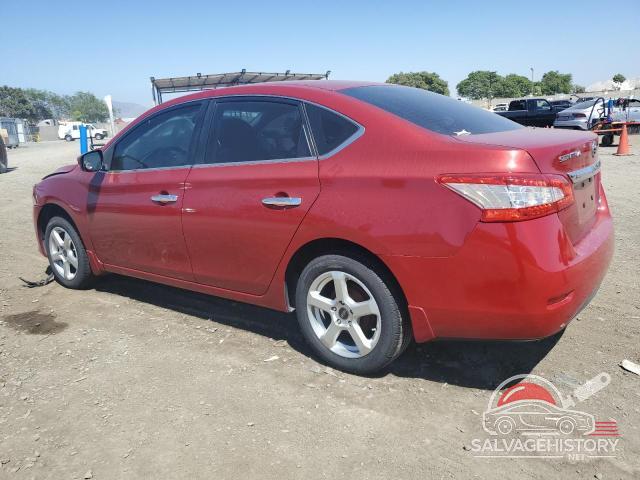3N1AB7AP0EL661821 2014 NISSAN SENTRA photo no. 2