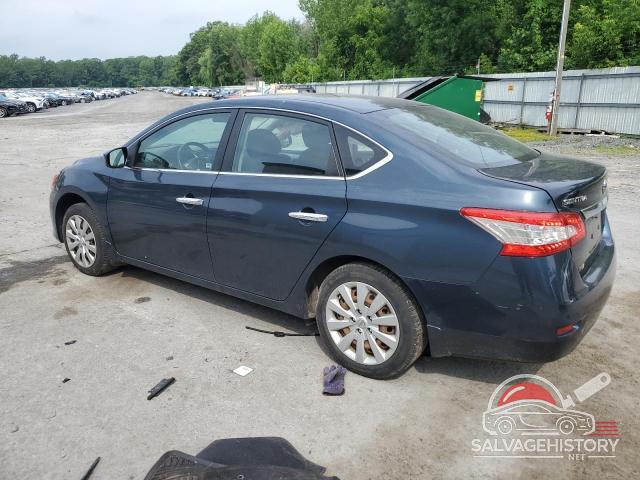 3N1AB7AP2EL675591 2014 NISSAN SENTRA photo no. 2