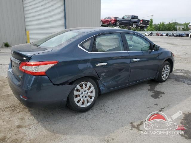 3N1AB7AP2EL675591 2014 NISSAN SENTRA photo no. 3
