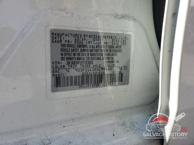 3N1AB7AP3EY323803 2014 NISSAN SENTRA photo no. 13