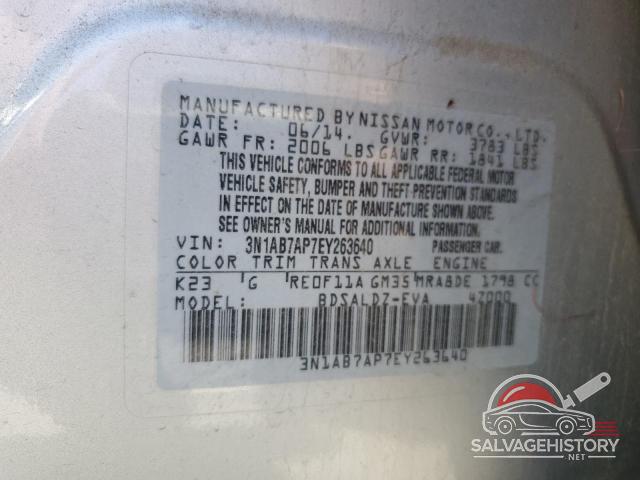 3N1AB7AP7EY263640 2014 NISSAN SENTRA photo no. 12