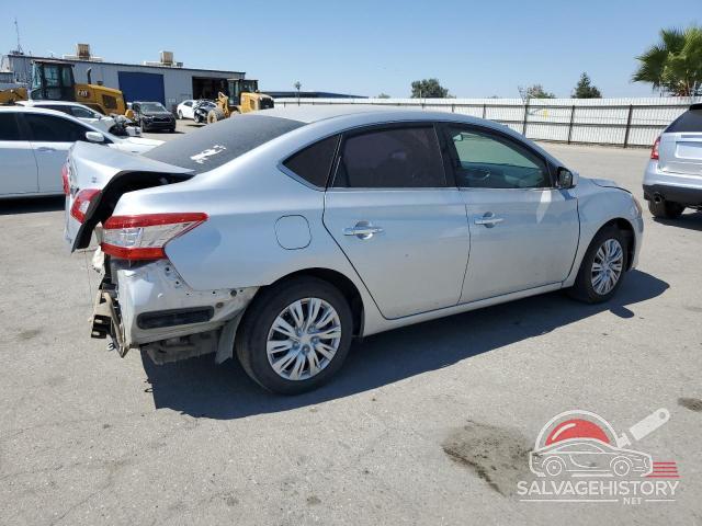 3N1AB7AP7EY263640 2014 NISSAN SENTRA photo no. 3