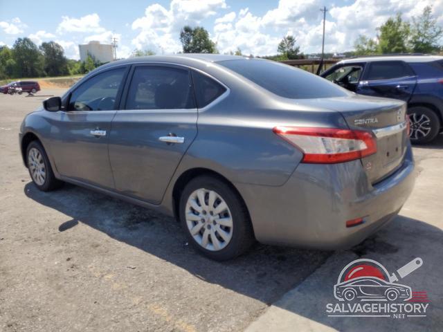 3N1AB7AP1FL631048 2015 NISSAN SENTRA photo no. 2