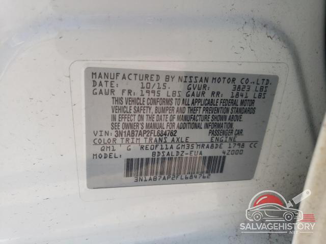 3N1AB7AP2FL684762 2015 NISSAN SENTRA photo no. 13