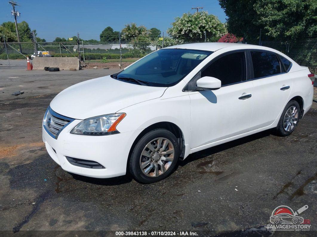 3N1AB7AP4FY364460 2015 NISSAN SENTRA photo no. 2