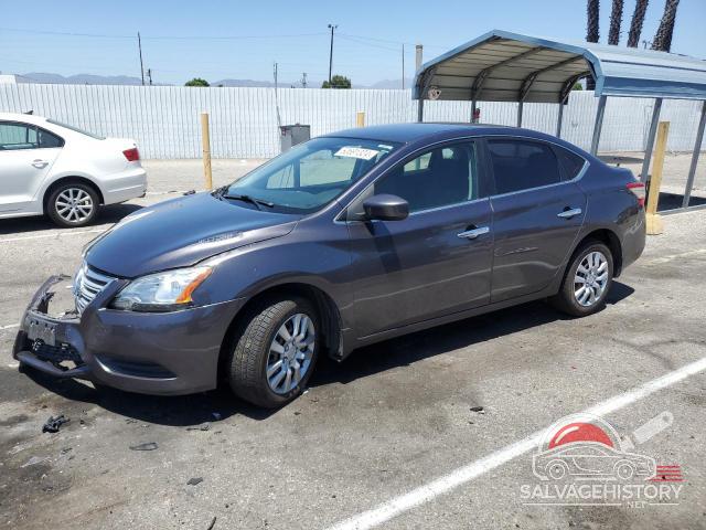 3N1AB7AP5FY230346 2015 NISSAN SENTRA photo no. 2