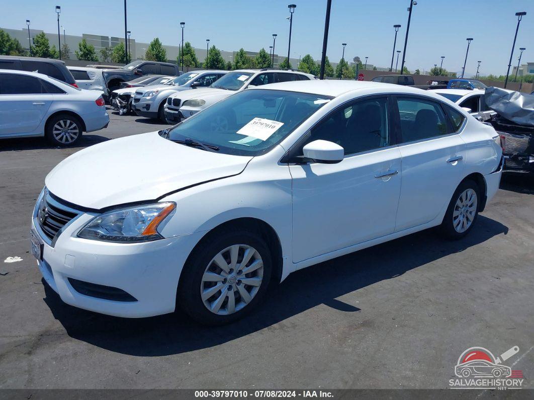 3N1AB7AP5FY266411 2015 NISSAN SENTRA photo no. 2