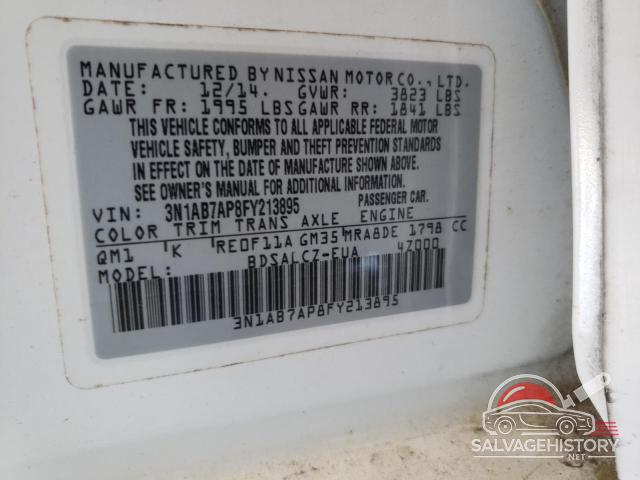 3N1AB7AP8FY213895 2015 NISSAN SENTRA photo no. 13
