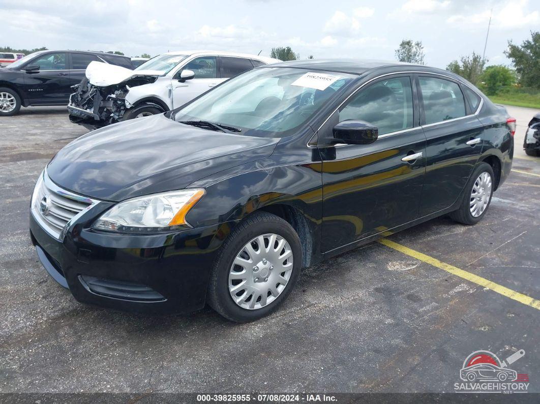 3N1AB7AP9FL660698 2015 NISSAN SENTRA photo no. 2