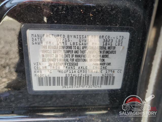 3N1AB7AP9FY309048 2015 NISSAN SENTRA photo no. 12