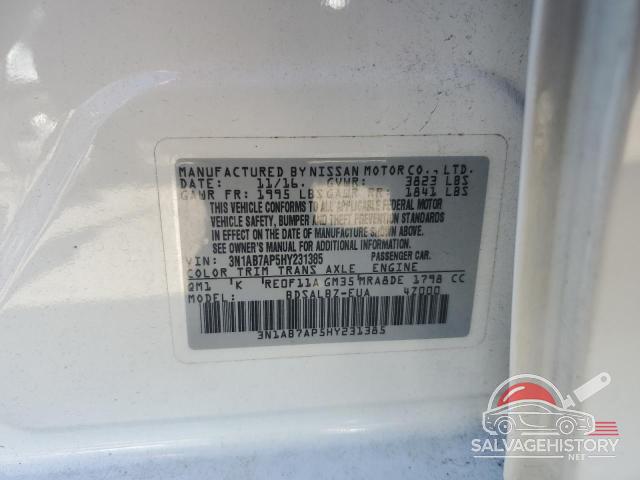 3N1AB7AP5HY231385 2017 NISSAN SENTRA photo no. 13