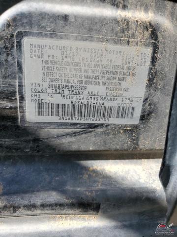 3N1AB7AP5HY253709 2017 NISSAN SENTRA photo no. 12