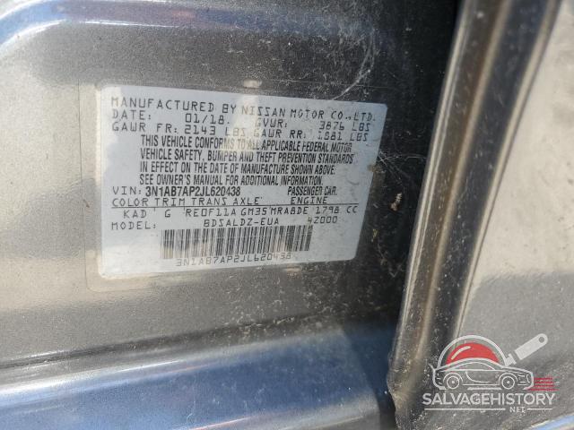 3N1AB7AP2JL620438 2018 NISSAN SENTRA photo no. 12