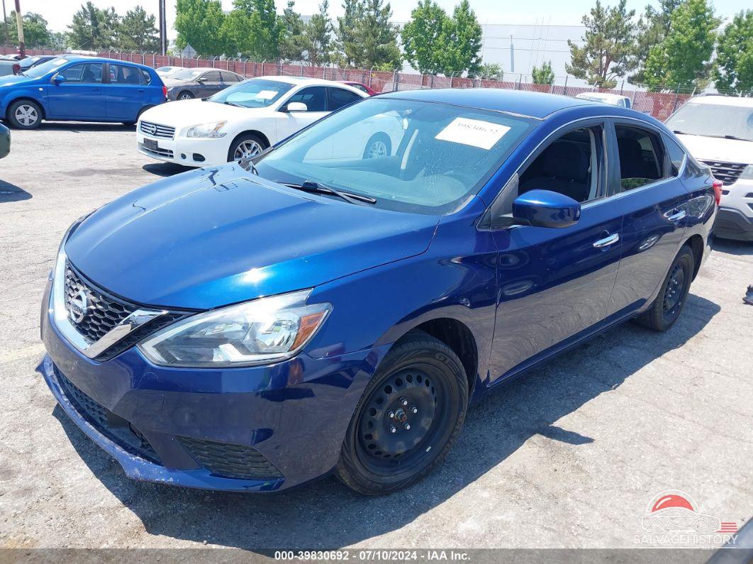 3N1AB7AP2KY304008 2019 NISSAN SENTRA photo no. 2