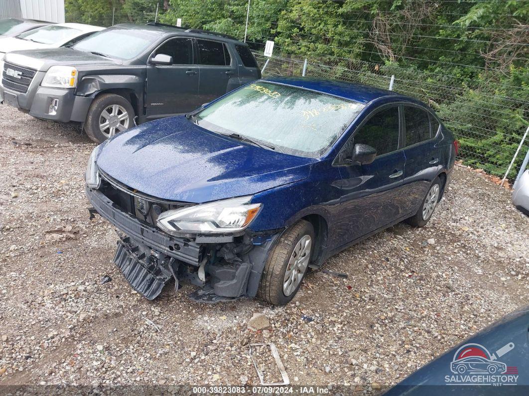 3N1AB7AP9KY443388 2019 NISSAN SENTRA photo no. 2