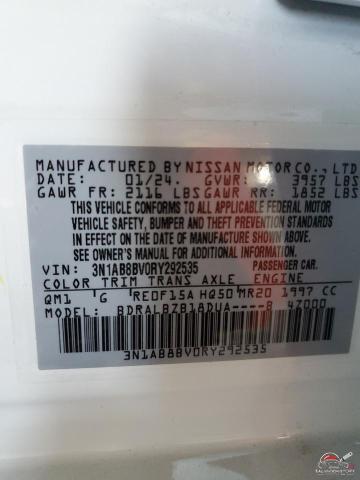 3N1AB8BV0RY292535 2024 NISSAN SENTRA photo no. 12