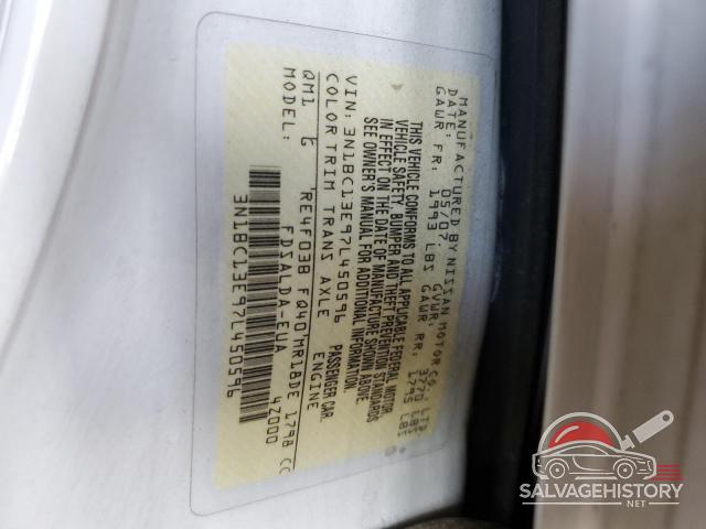 3N1BC13E97L450596 2007 NISSAN VERSA photo no. 13