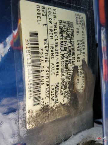 3N1BC13E08L458846 2008 NISSAN VERSA photo no. 12