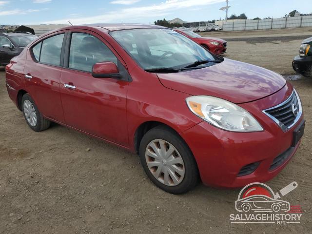 3N1CN7AP7CL822310 2012 NISSAN VERSA photo no. 4