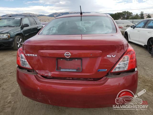 3N1CN7AP7CL822310 2012 NISSAN VERSA photo no. 6
