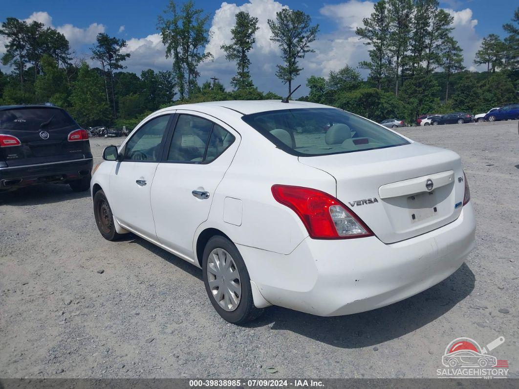 3N1CN7AP9CL838167 2012 NISSAN VERSA photo no. 3