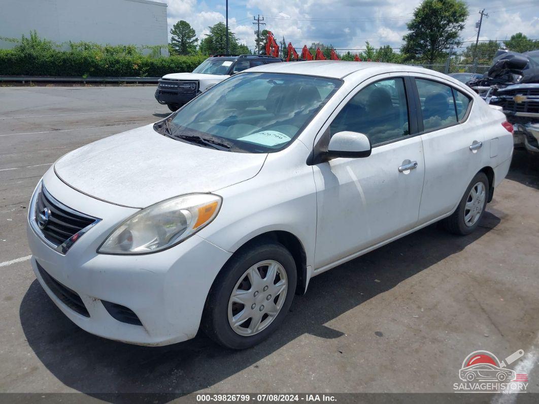 3N1CN7AP1DL838861 2013 NISSAN VERSA photo no. 2