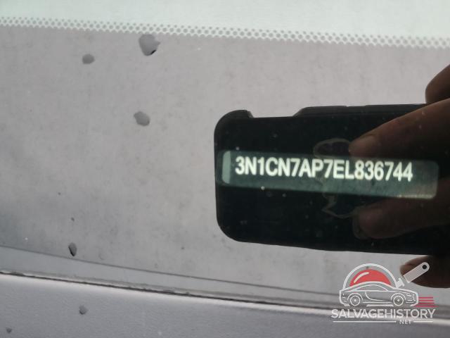 3N1CN7AP7EL836744 2014 NISSAN VERSA photo no. 12