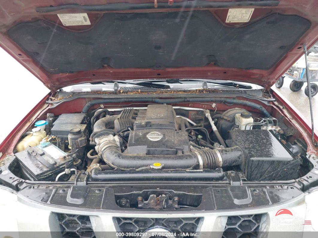 5N1AN08W35C640154 2005 NISSAN XTERRA photo no. 10
