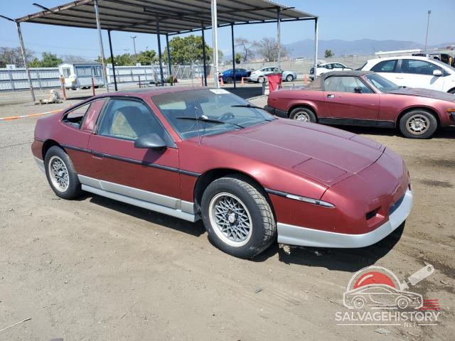 1G2PG1190HP235289 1987 PONTIAC FIERO photo no. 4