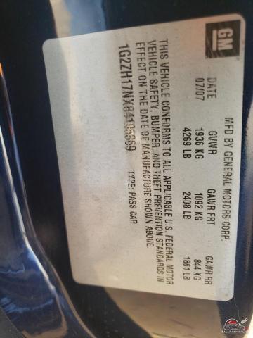 1G2ZH17NX84105869 2008 PONTIAC G6 photo no. 13