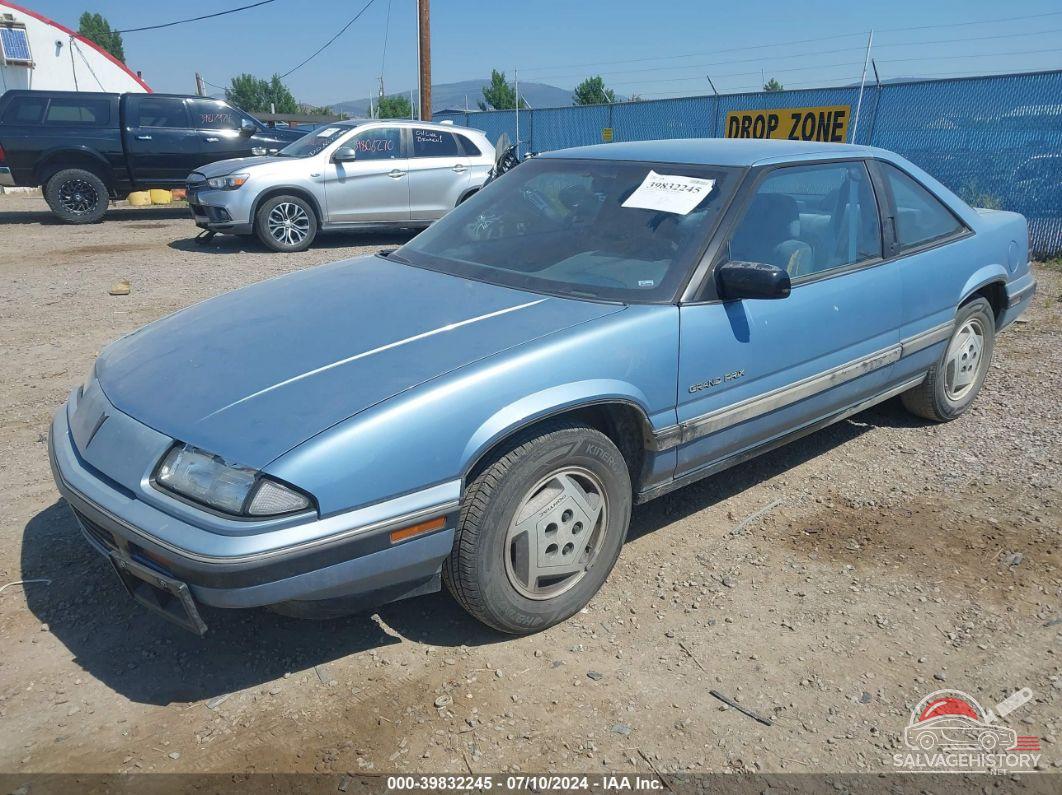 1G2WJ14W2KF227271 1989 PONTIAC GRAND PRIX photo no. 2