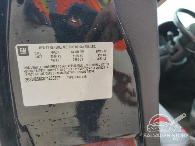 2G2WC58C871230207 2007 PONTIAC GRANDPRIX photo no. 12