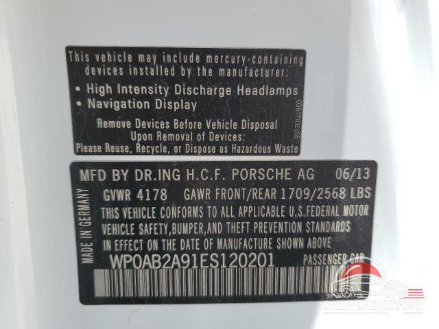 WP0AB2A91ES120201 2014 PORSCHE 911 photo no. 12