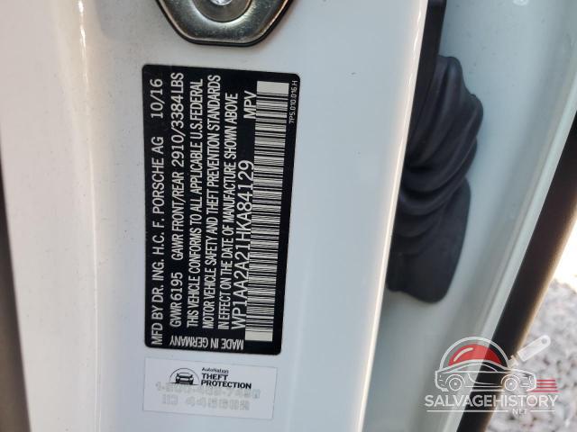 WP1AA2A21HKA84129 2017 PORSCHE CAYENNE photo no. 12