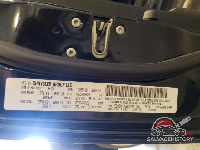 1C6RR7KT4ES137443 2014 RAM 1500 photo no. 12
